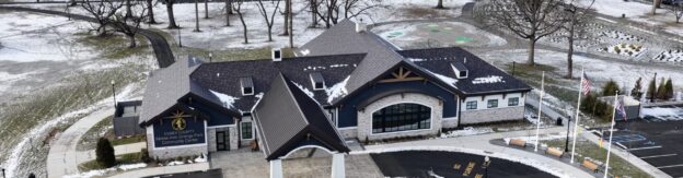 Aerial view of Essex County Monte Irvin Orange Park Community Center